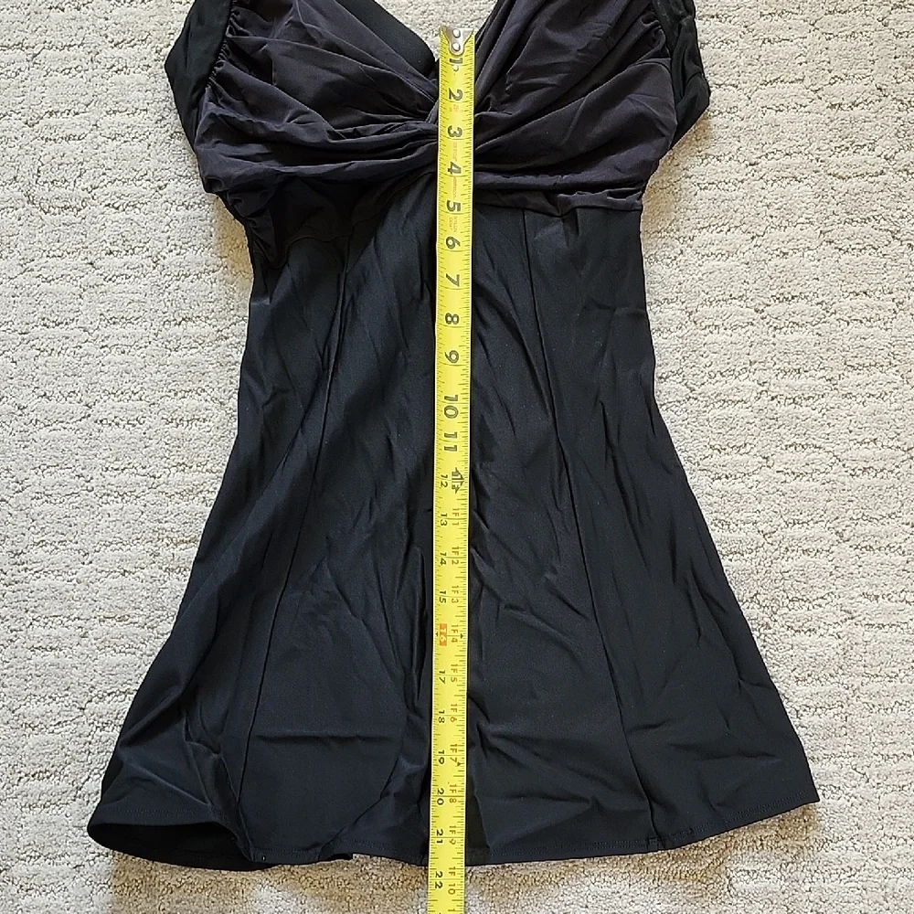 Newport News Black One-Piece Swimsuit
